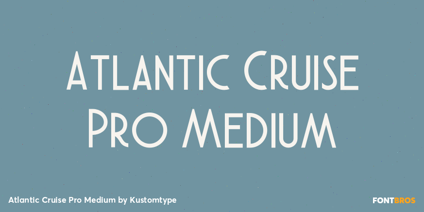 Atlantic Cruise Pro Medium Poster