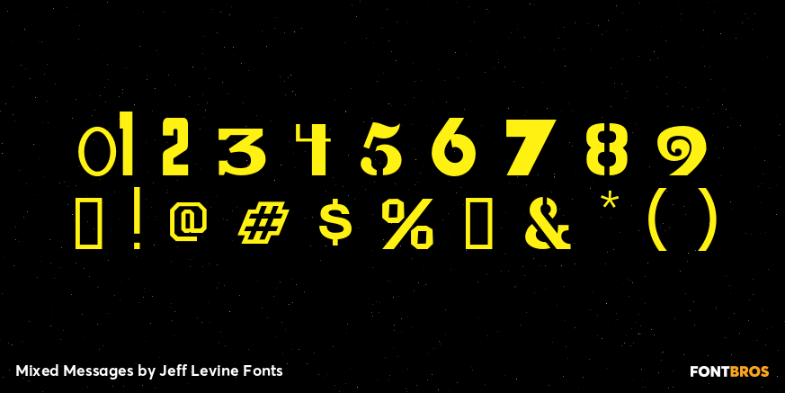 Mixed Messages Font Poster #4