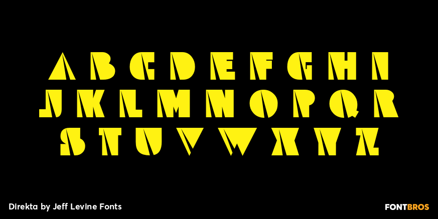 Direkta Font Poster #3