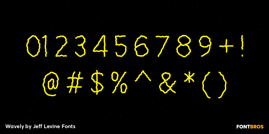 Wavely Font Poster #4