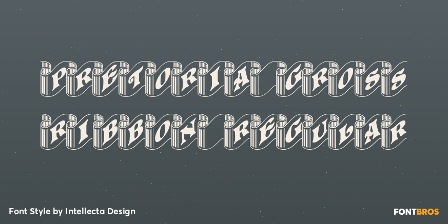 Pretoria Gross Ribbon Regular Poster