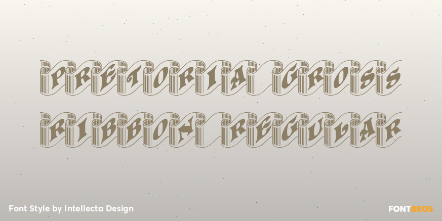 Pretoria Gross Ribbon Regular Poster