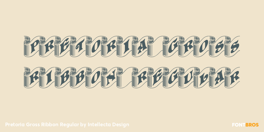 Pretoria Gross Ribbon Regular Poster