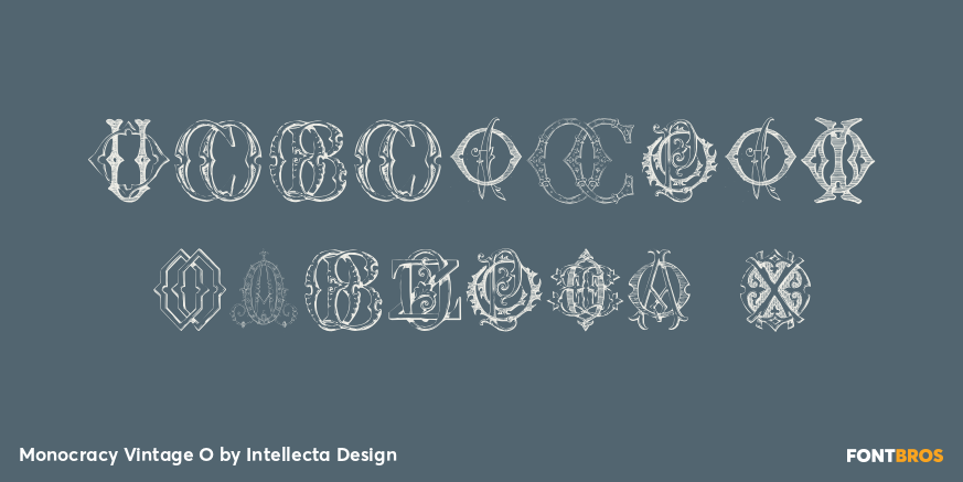 Monocracy Vintage O Poster