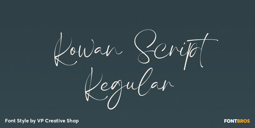 Rowan Script Regular Font Poster #1