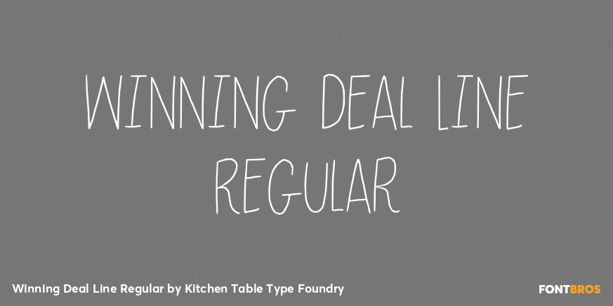 Winning Deal Line Regular Poster