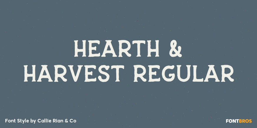 Hearth & Harvest Regular Poster