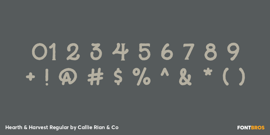 Hearth & Harvest Regular Font Poster #4