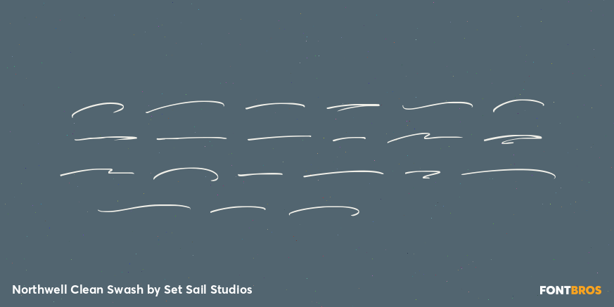 Northwell Clean Swash Font Poster #3