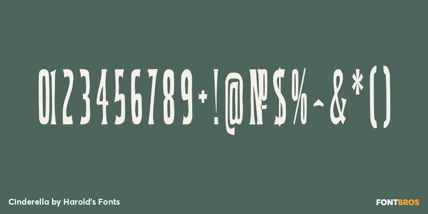 Cinderella Font Poster #4