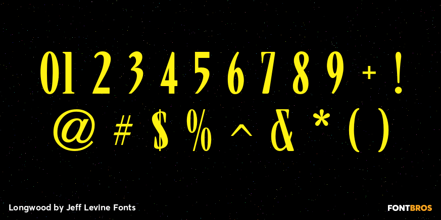 Longwood Font Poster #4