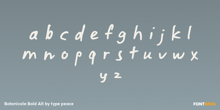 Botanicale Bold Alt Font Poster #3