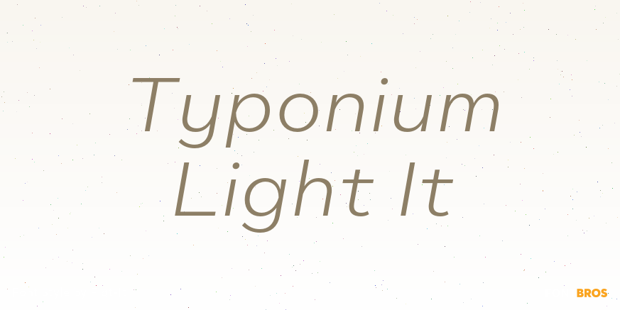 Typonium Light It Poster
