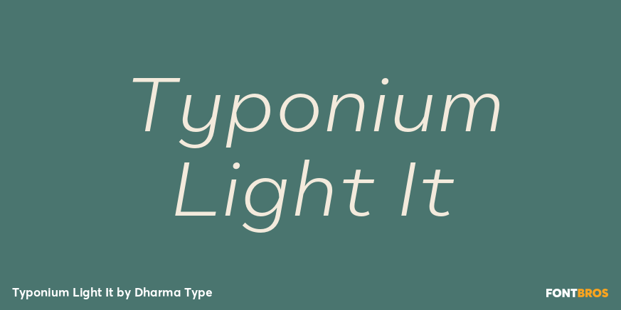 Typonium Light It Poster