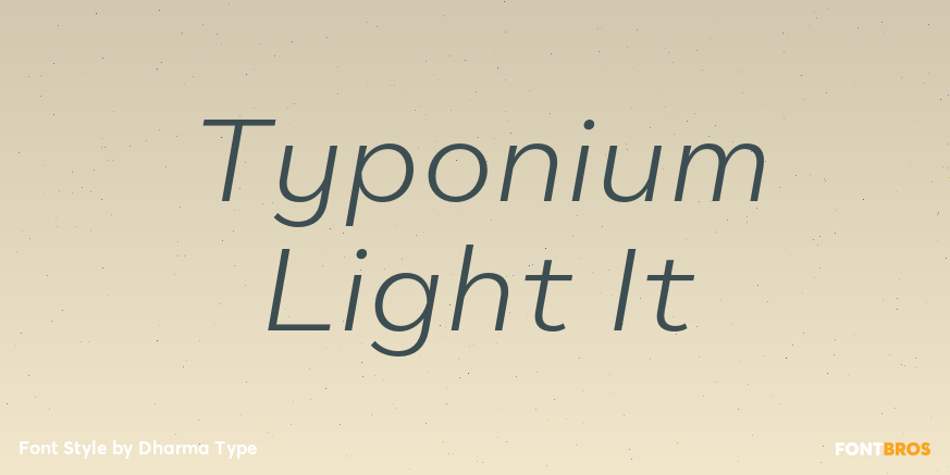 Typonium Light It Poster