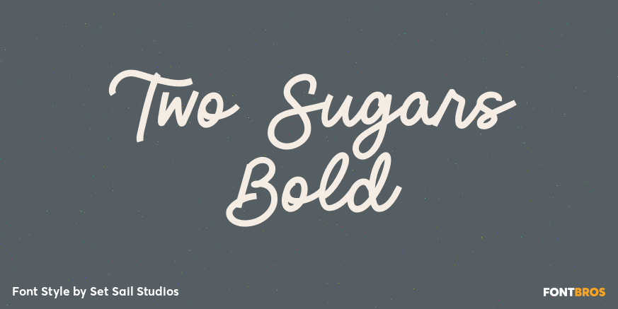 Two Sugars Bold Poster