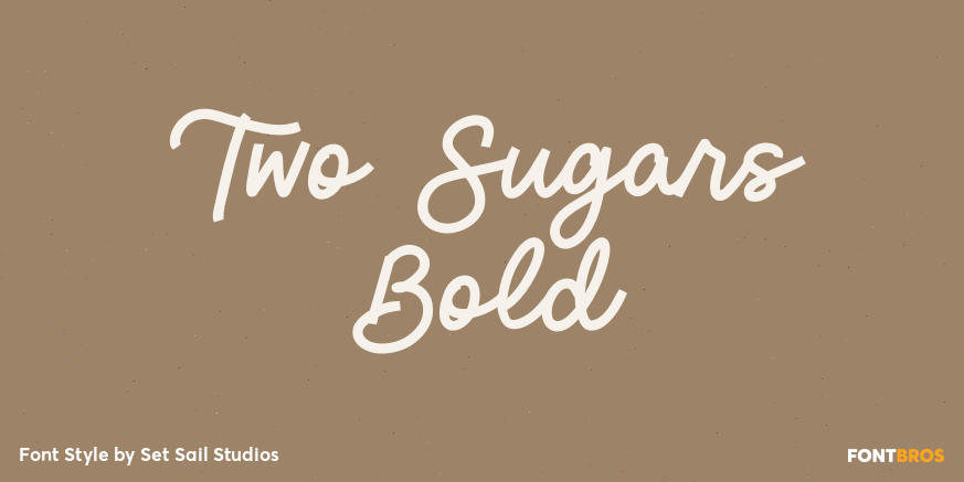 Two Sugars Bold Poster