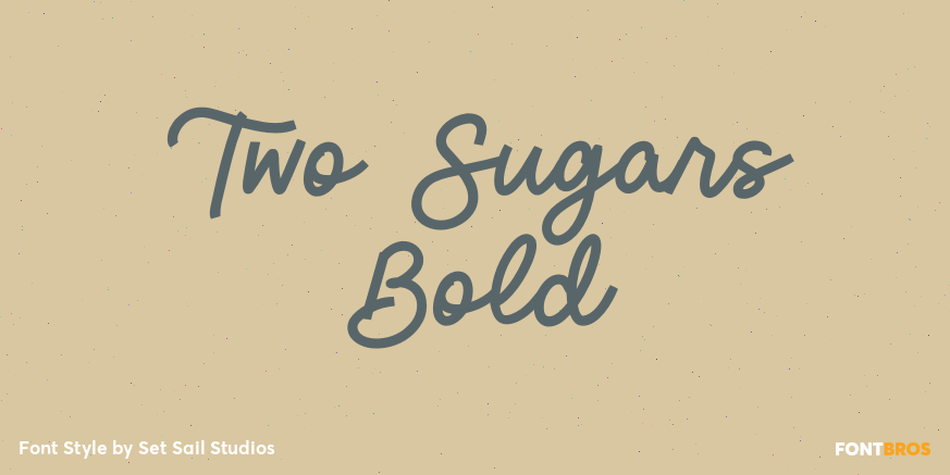 Two Sugars Bold Poster