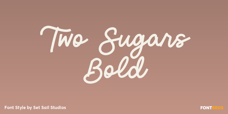 Two Sugars Bold Poster