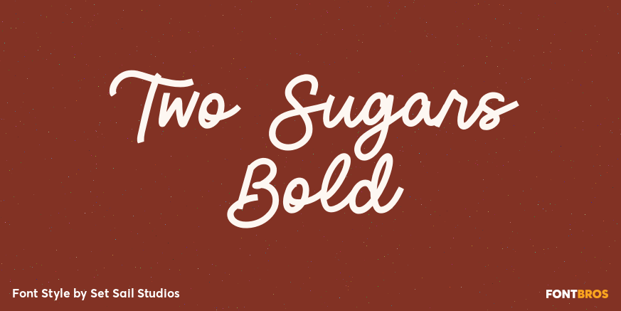 Two Sugars Bold Poster