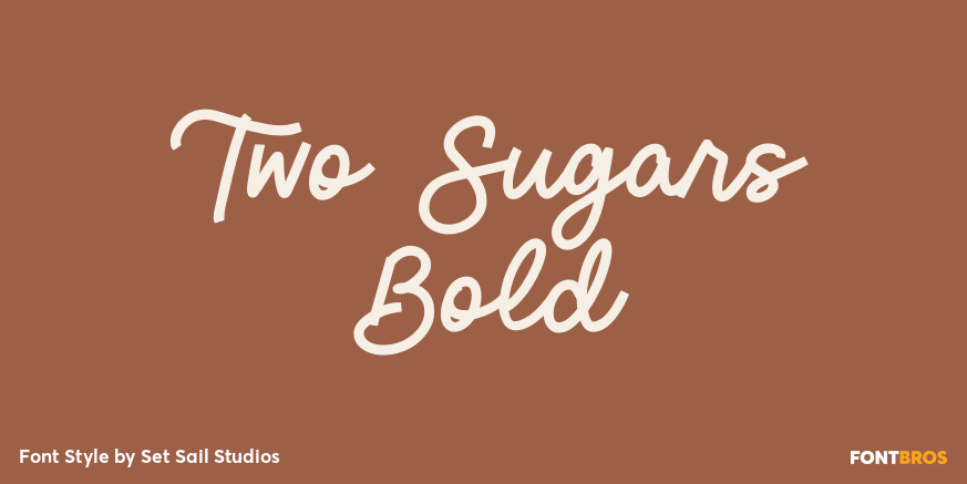Two Sugars Bold Poster