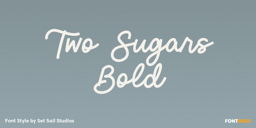 Two Sugars Bold Poster