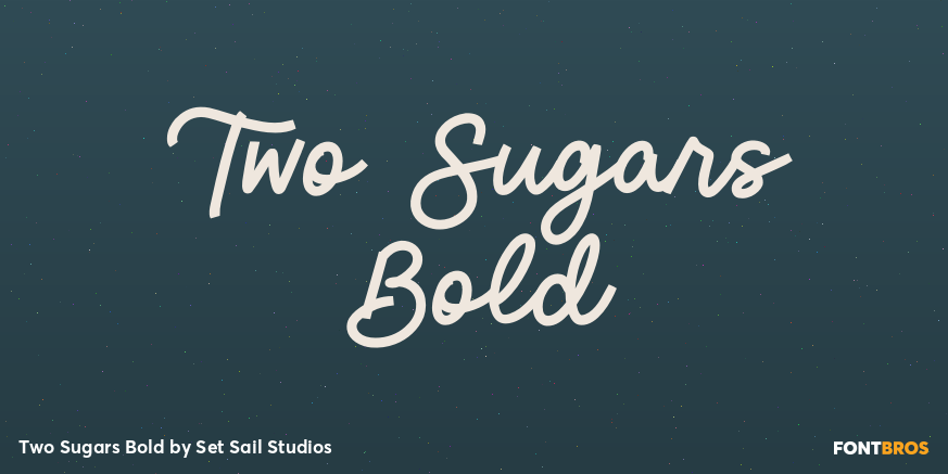 Two Sugars Bold Poster