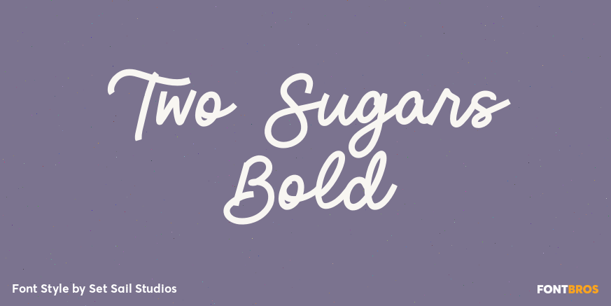 Two Sugars Bold Poster