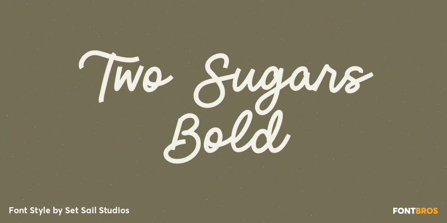 Two Sugars Bold Poster