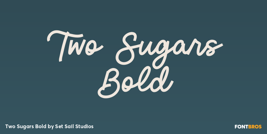 Two Sugars Bold Poster