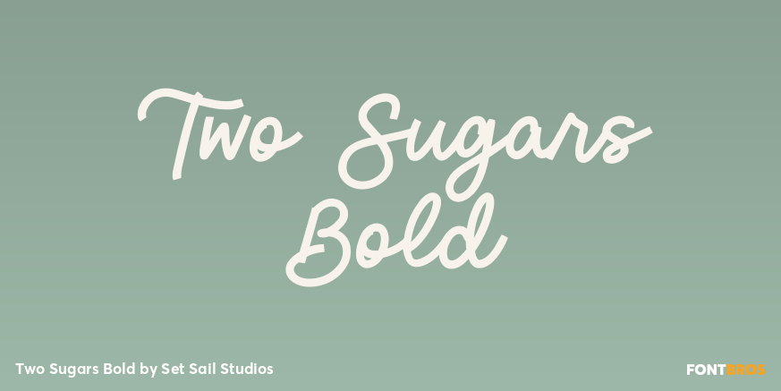 Two Sugars Bold Poster