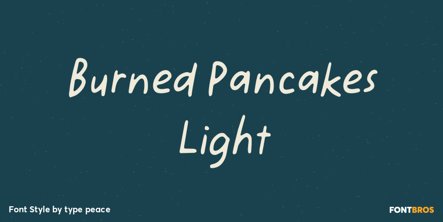 Burned Pancakes Light Poster