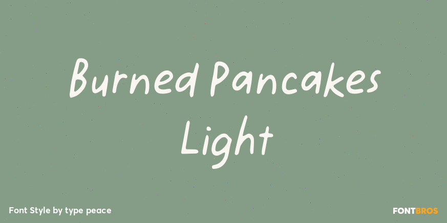 Burned Pancakes Light Poster
