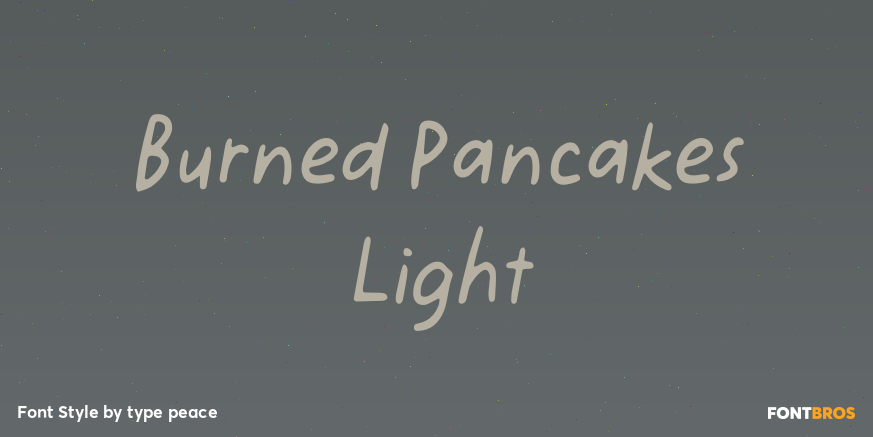 Burned Pancakes Light Poster