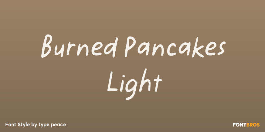 Burned Pancakes Light Poster