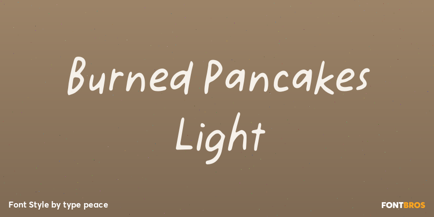 Burned Pancakes Light Poster