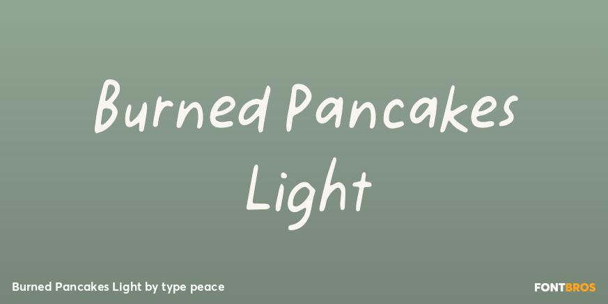 Burned Pancakes Light Poster