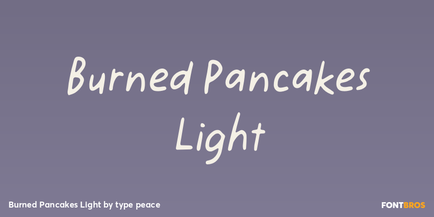 Burned Pancakes Light Poster