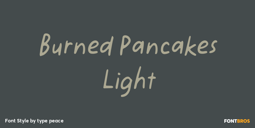 Burned Pancakes Light Poster
