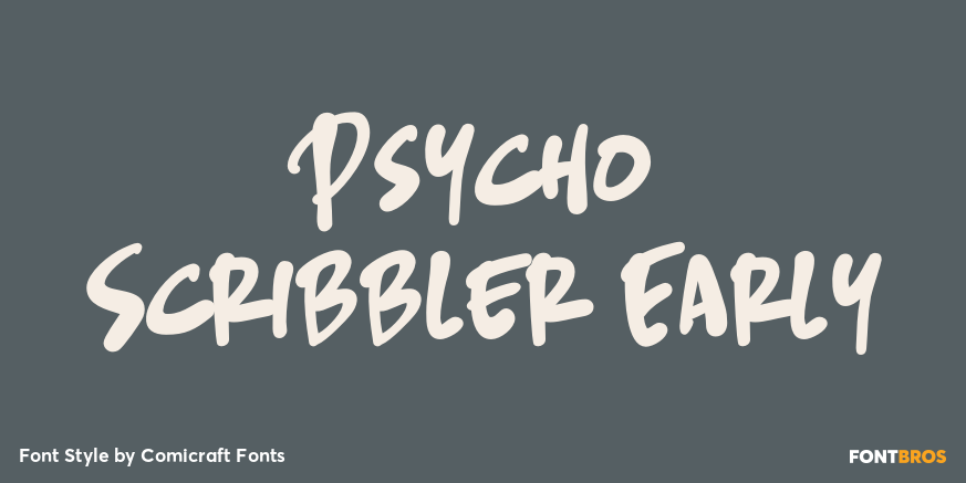 Psycho Scribbler Early Poster