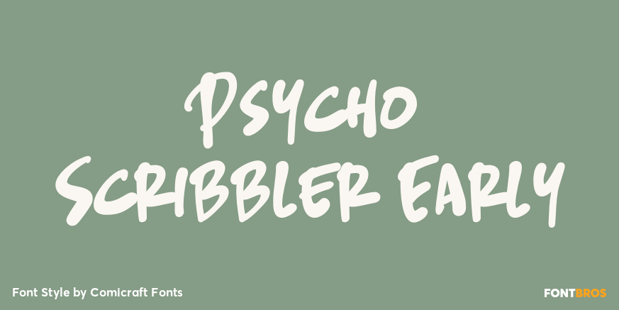 Psycho Scribbler Early Poster