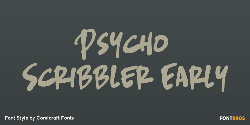 Psycho Scribbler Early Poster
