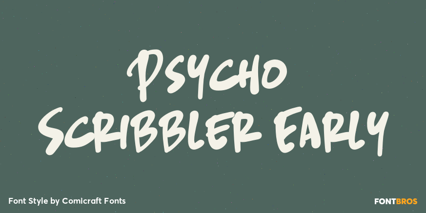 Psycho Scribbler Early Poster