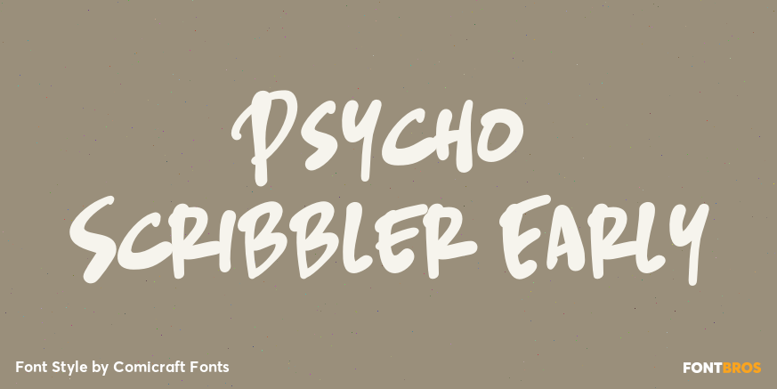 Psycho Scribbler Early Poster