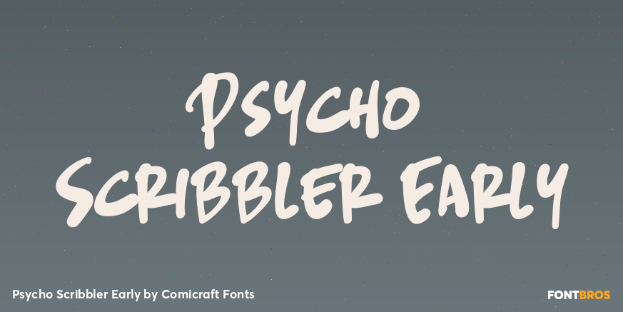 Psycho Scribbler Early Poster
