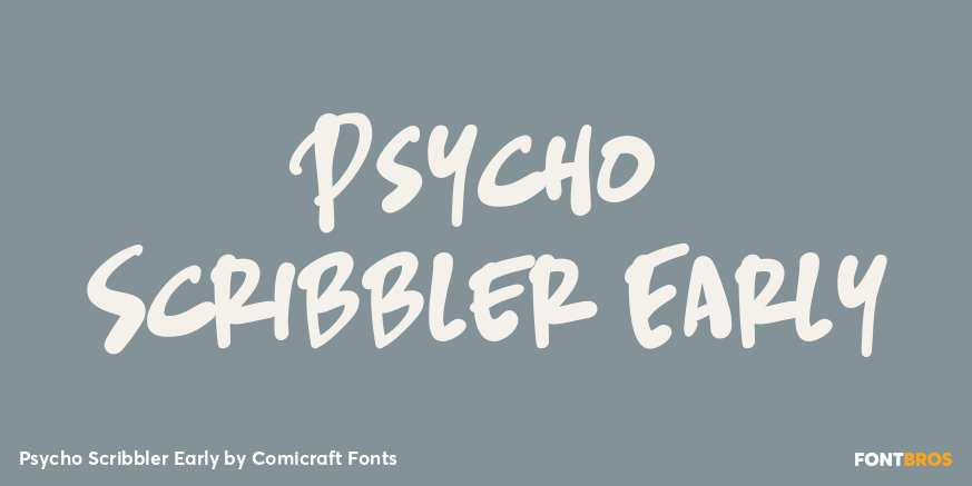 Psycho Scribbler Early Poster