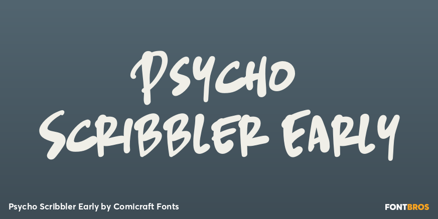 Psycho Scribbler Early Poster