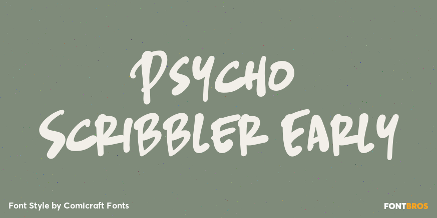 Psycho Scribbler Early Poster