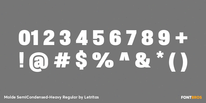 Molde SemiCondensed-Heavy Regular Font Poster #4