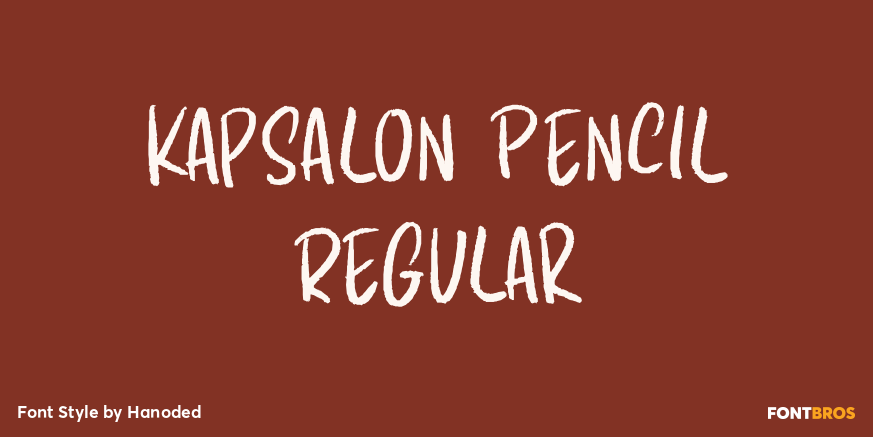 Kapsalon Pencil Regular Poster